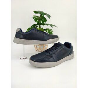 Cole Haan Men's Grand Crosscourt  Blue Leather Perforated Sneakers Size 13M US